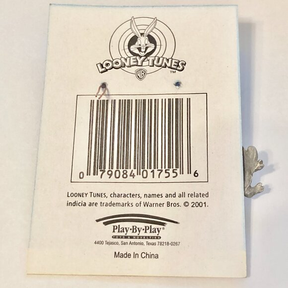 Vtg Dino Dinosaur Flintstones Zipper Pull Purse Charm Looney Tunes Warner Bros. - Picture 3 of 9